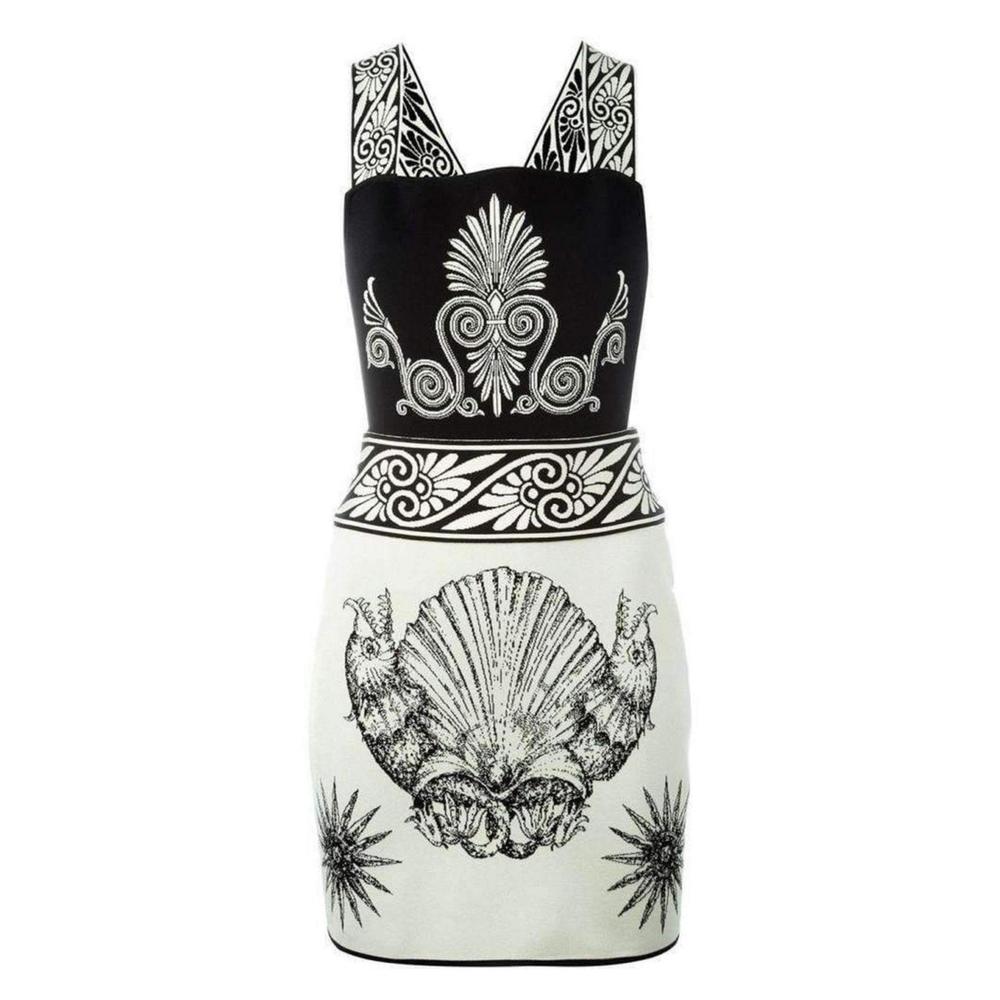 Fausto Puglisi - Shell-intarsia Stretch-Knit Dress - IT 44